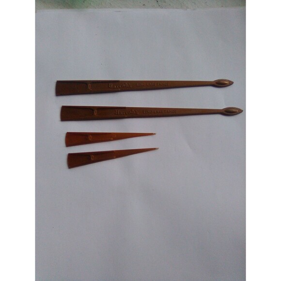 Harrah's Club Reno Lake Tahoe Swizzle Sticks Drink Stirrers +picks Copper color - Picture 1 of 9